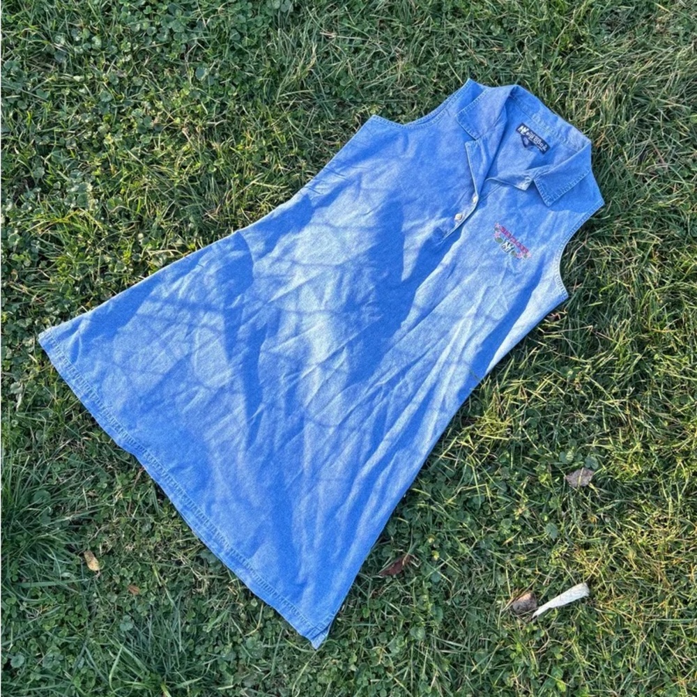 Big Dogs Sleeveless Denim Dress